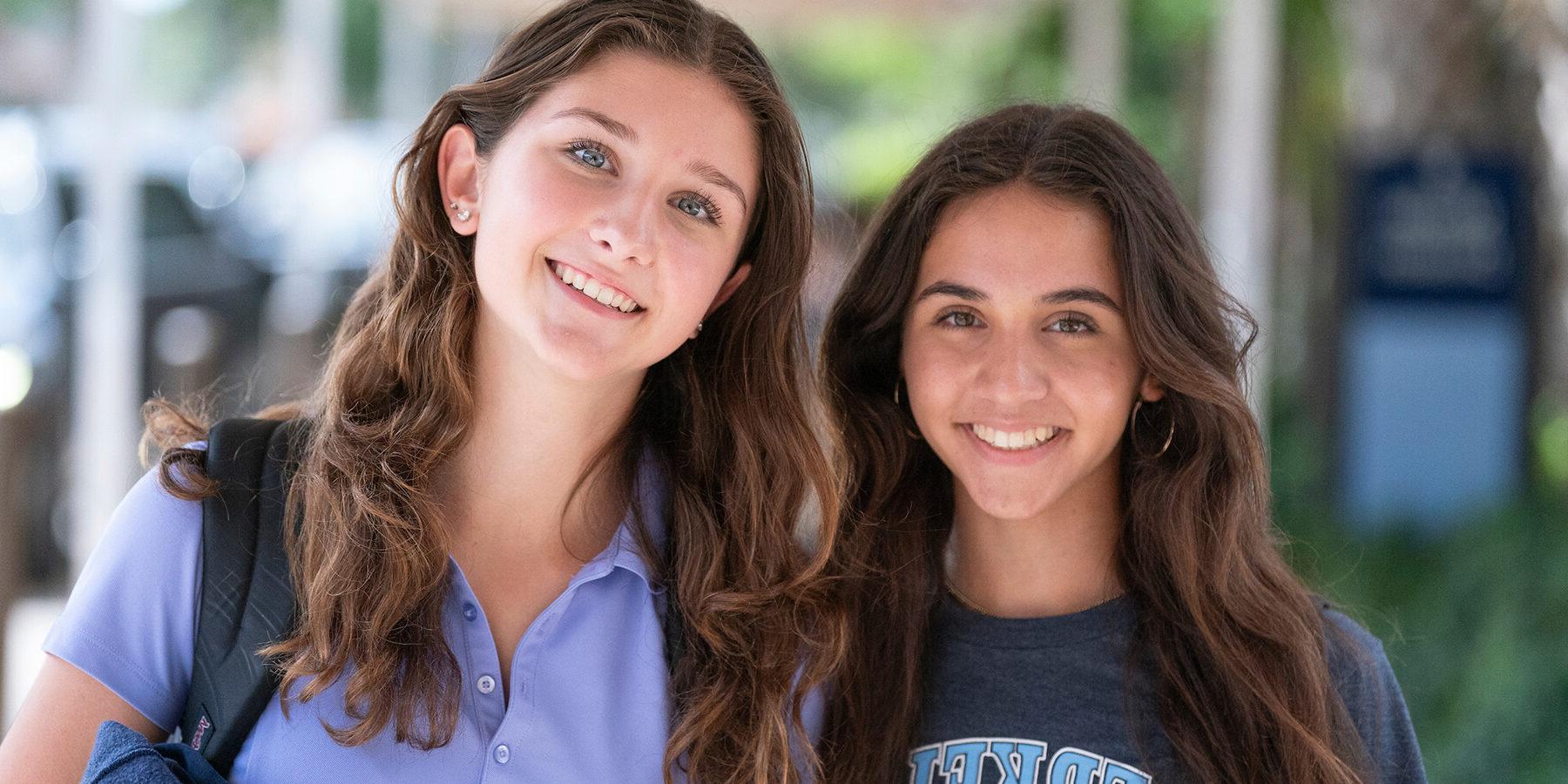 Upper Division Girls Smiling